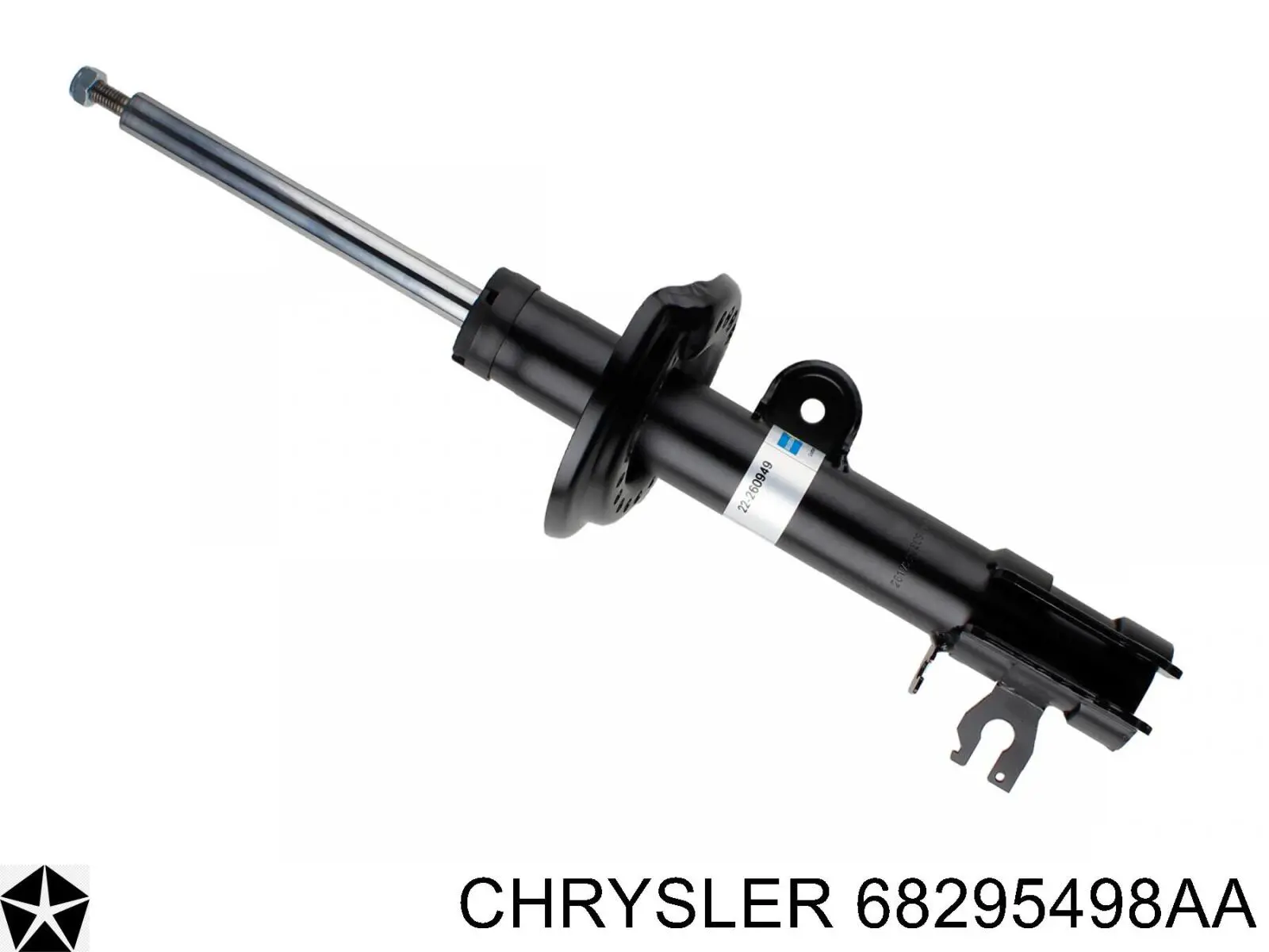 68295498AA Chrysler amortecedor dianteiro esquerdo