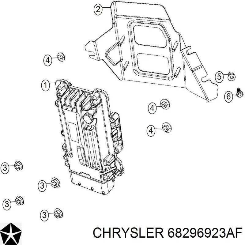 Модуль управления (ЭБУ) полным приводом Chrysler 68296923AF цена, от 62.08 USD