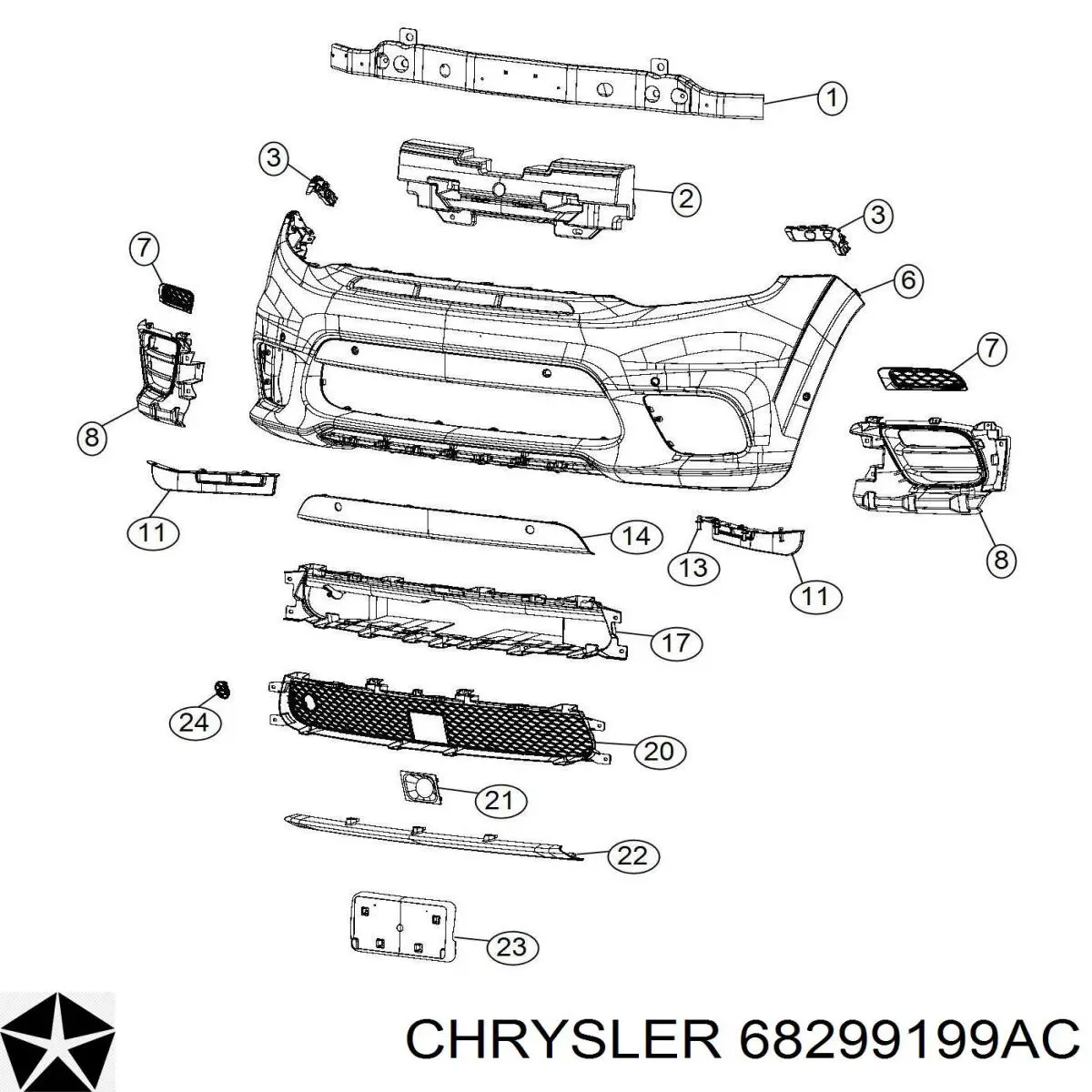  68299199AB Chrysler