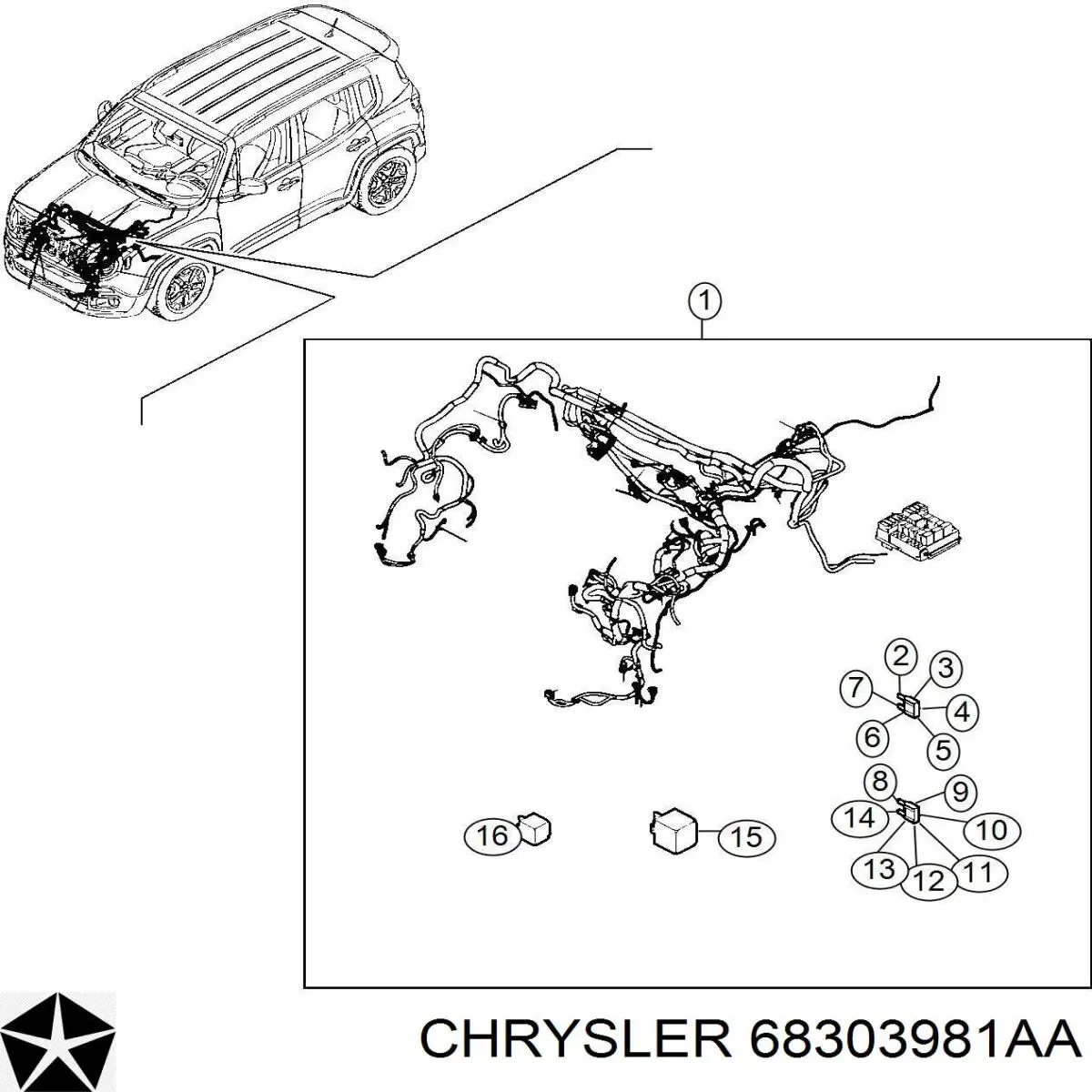 68303981AA Chrysler 