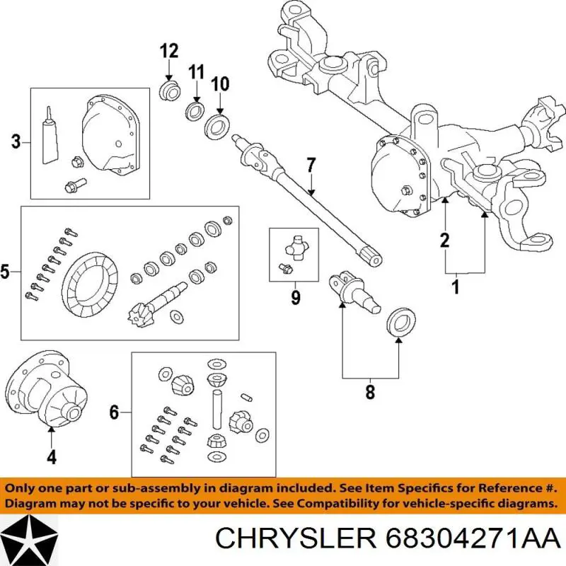  68304271AA Chrysler