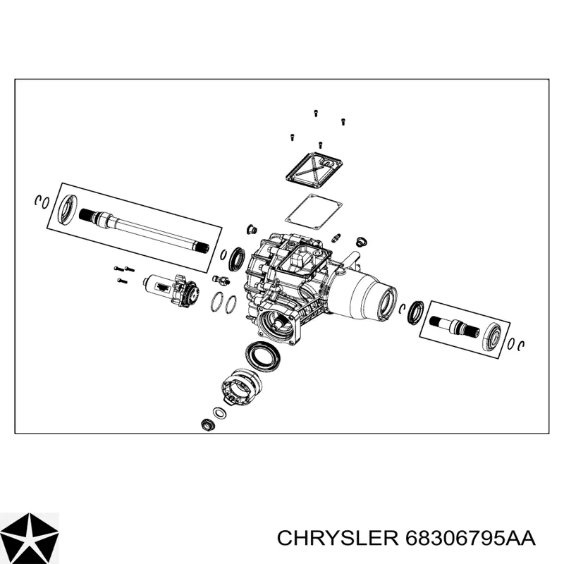 Дифференциал задний Chrysler 05106270AE цена, от 432.02 USD
