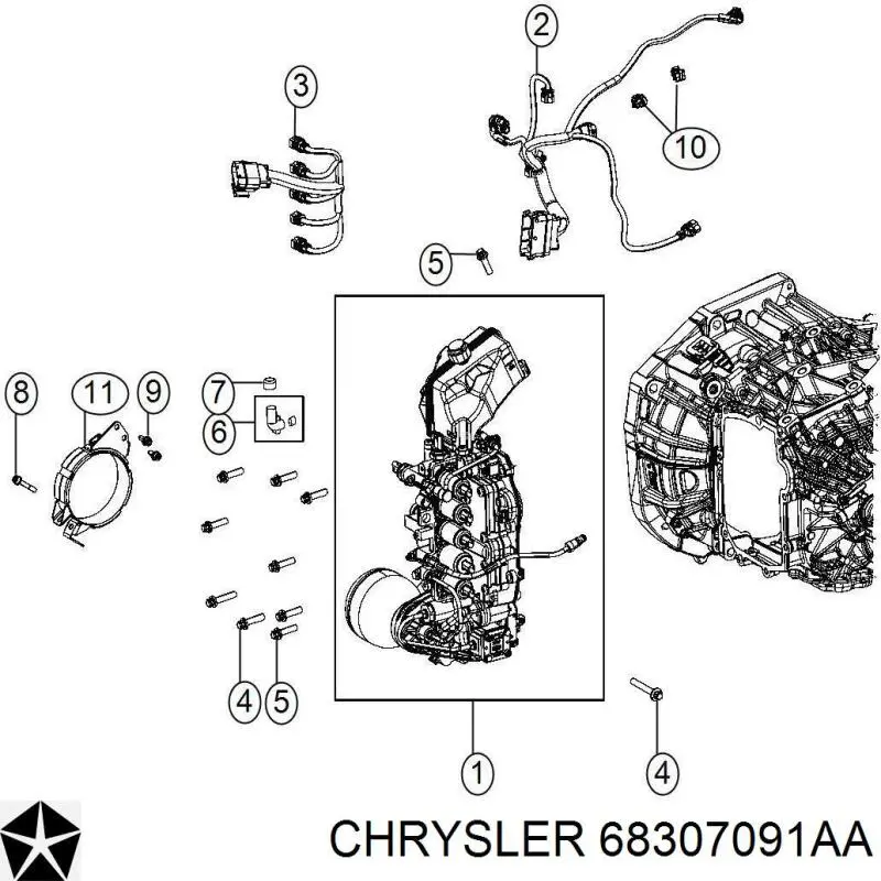 68307091AA Chrysler 