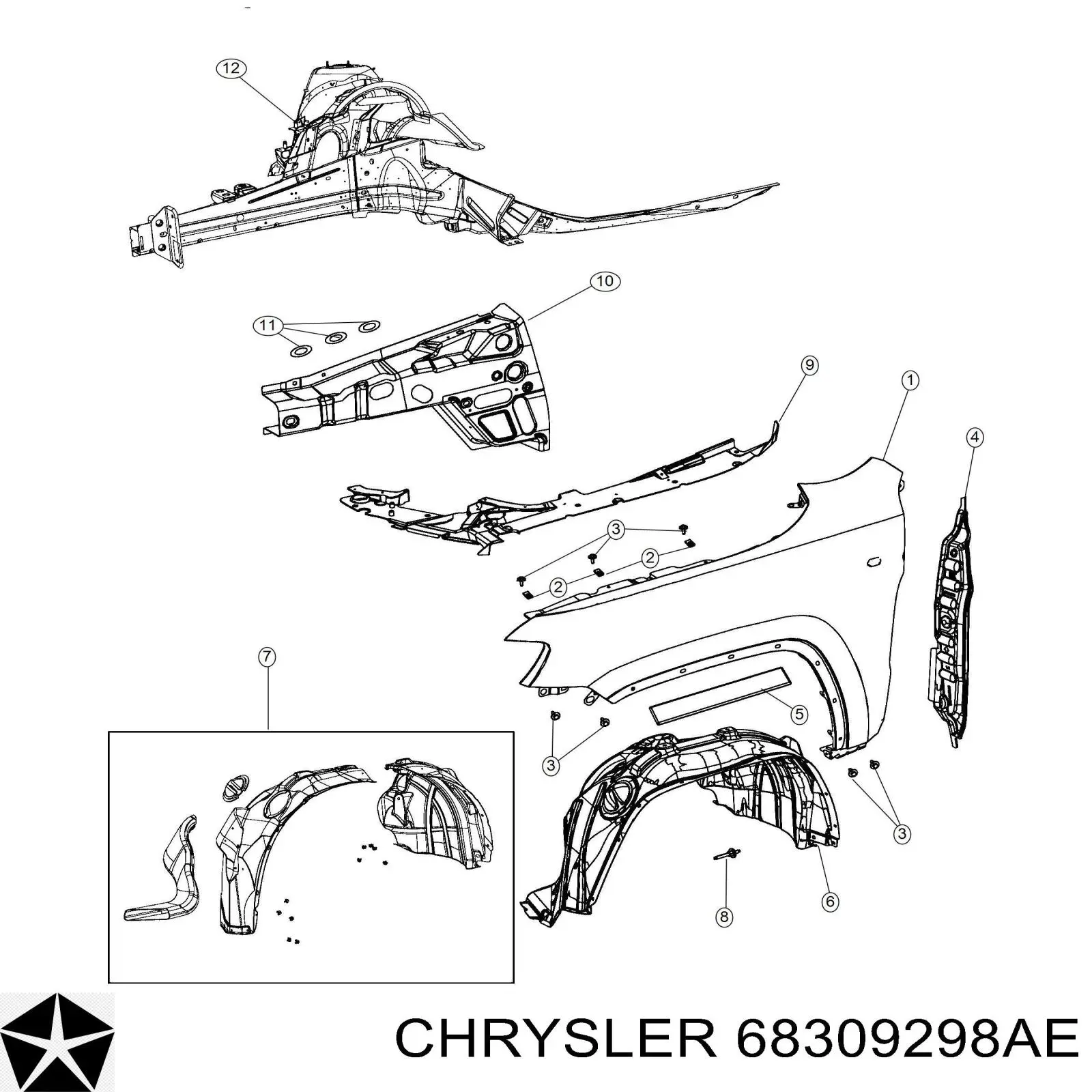  68309298AE Market (OEM)