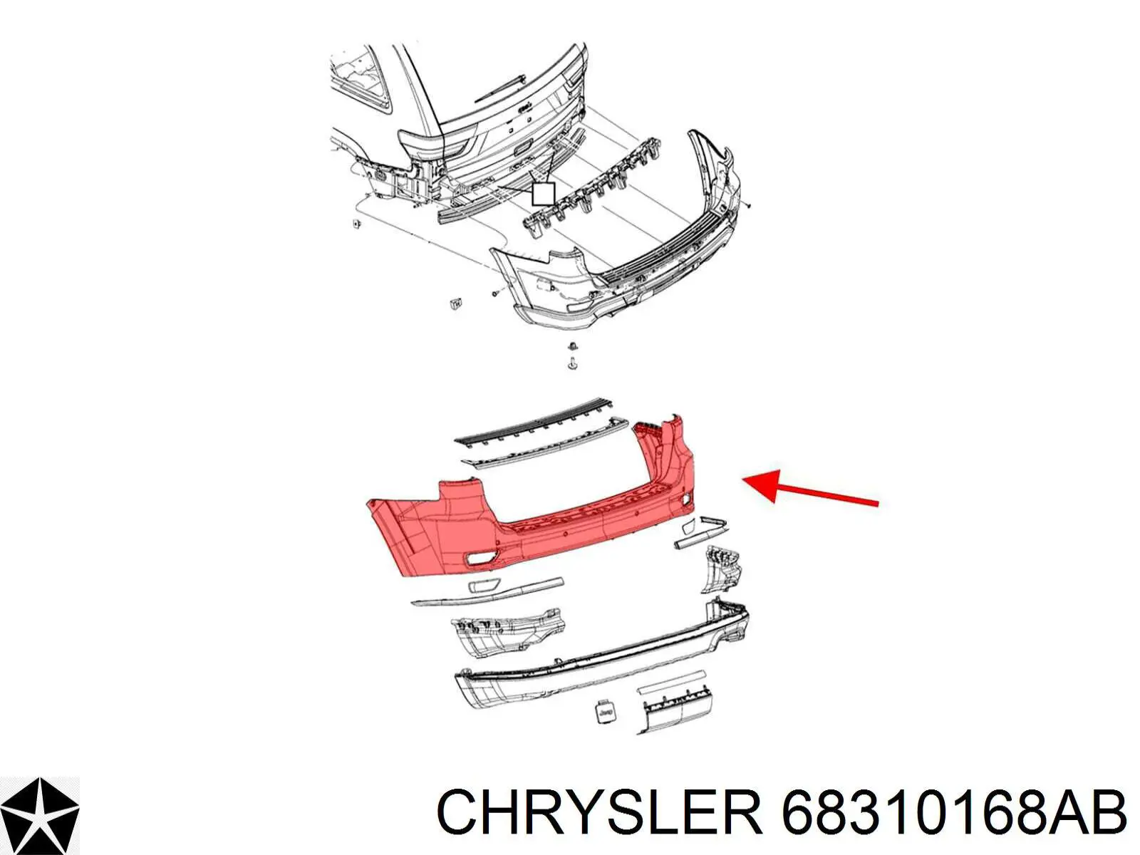  Chrysler 68310168AB цена, от 240.72 USD