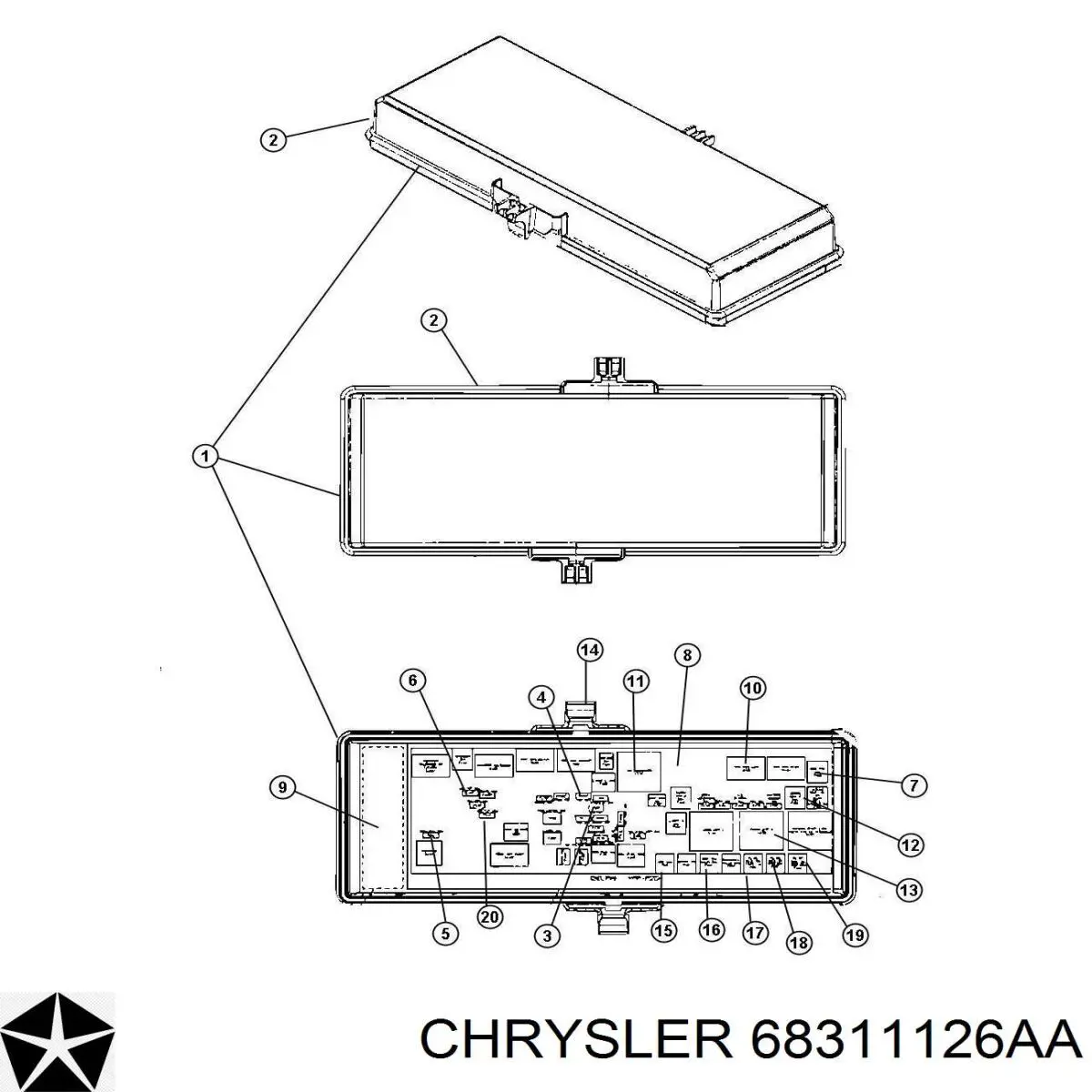  68311126AA Chrysler