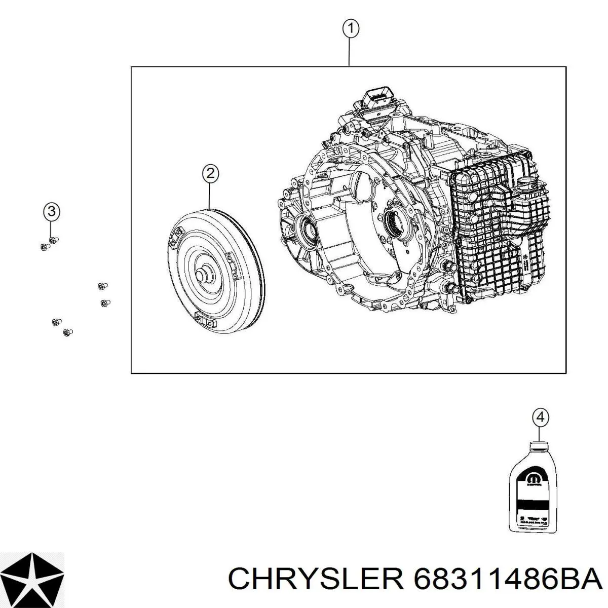 K68311486AA Fiat/Alfa/Lancia 