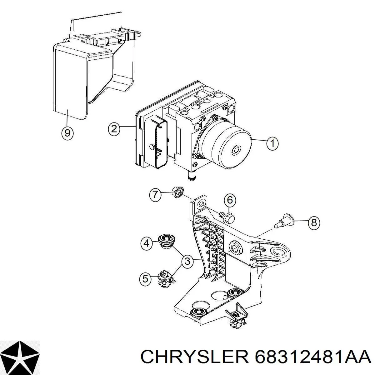 K68312481AA Fiat/Alfa/Lancia 