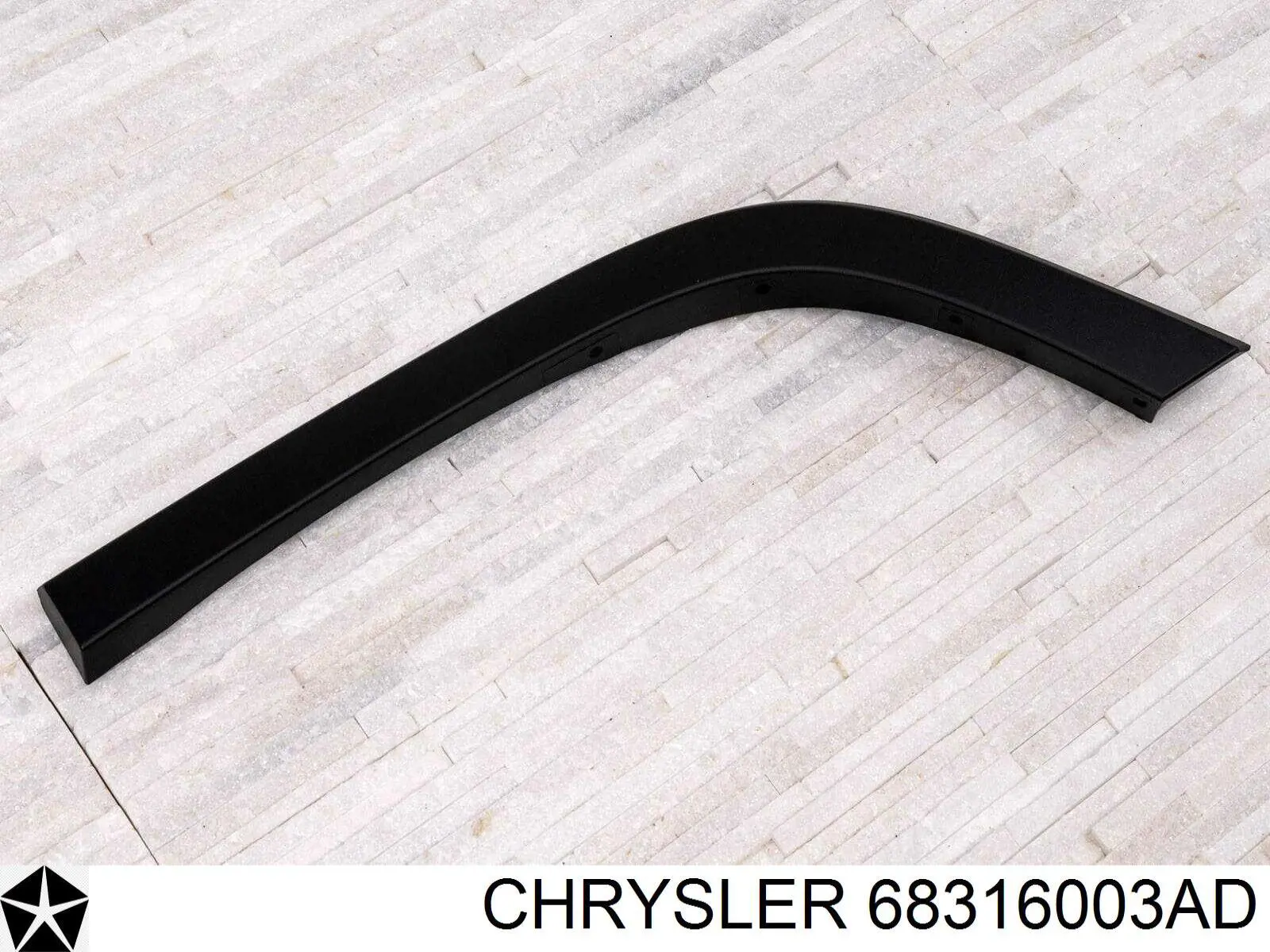 Расширитель (накладка) арки заднего крыла левый 68316003AD Chrysler
