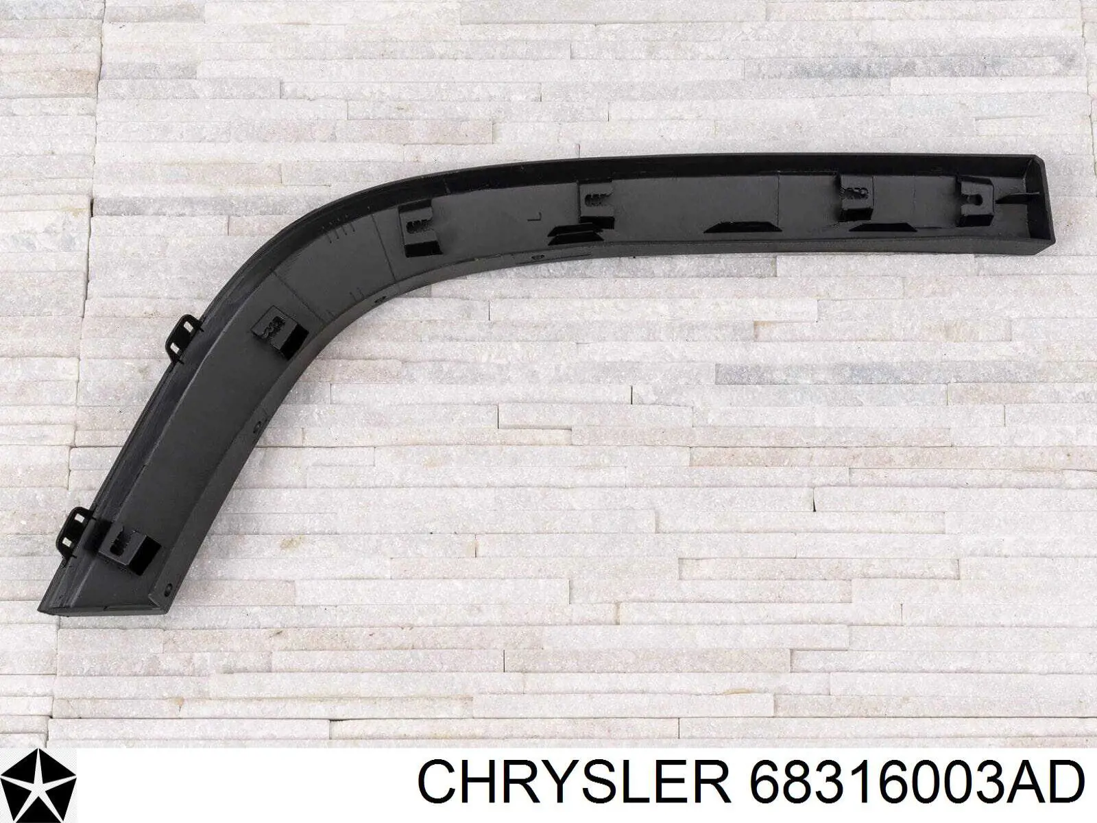 Молдинг задней арки крыла, левый Chrysler 68316003AD цена, от 28.64 USD
