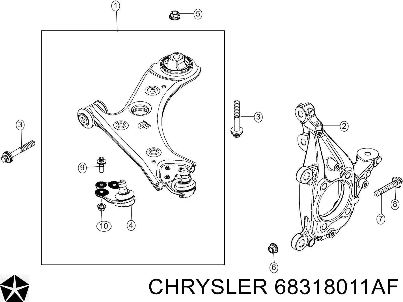  68318011AF Chrysler