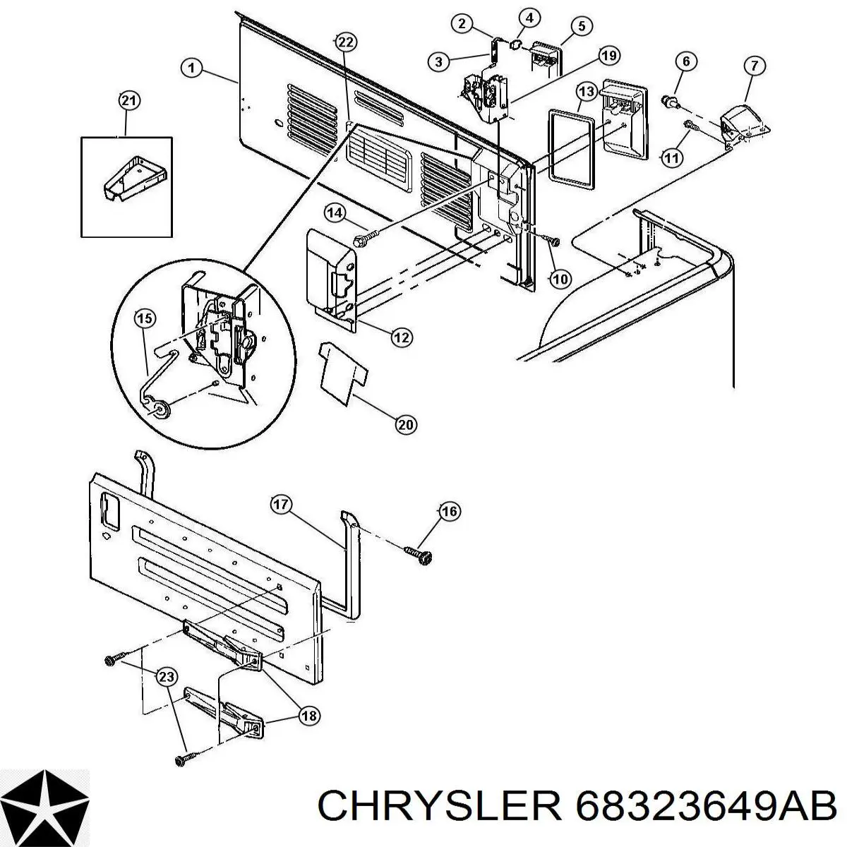  Chrysler 68323649AB цена, от 6.33 USD