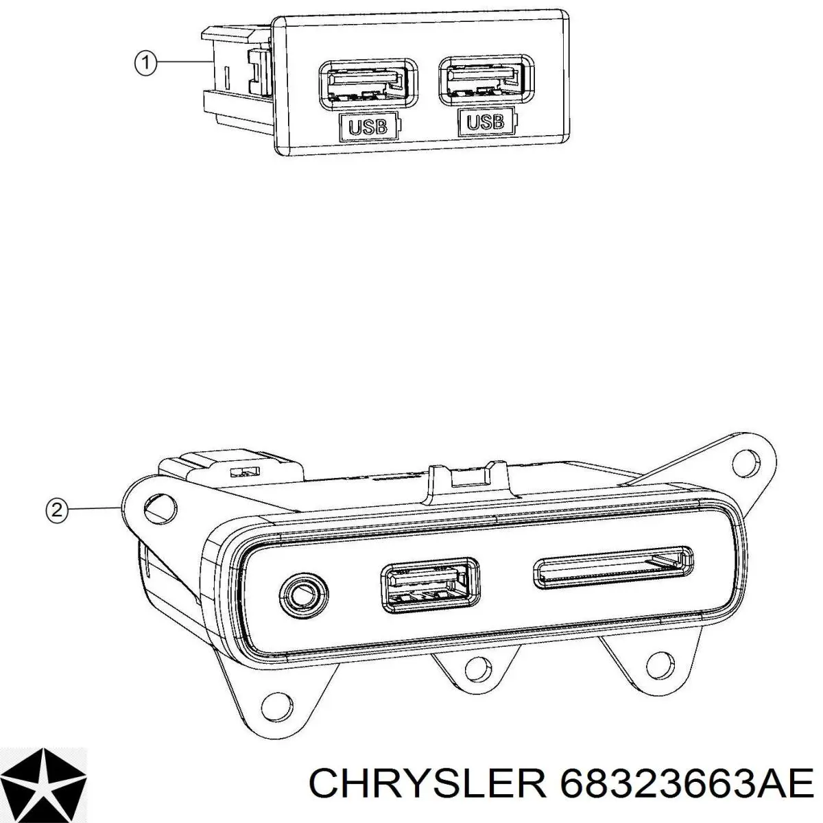  68323663AE Chrysler