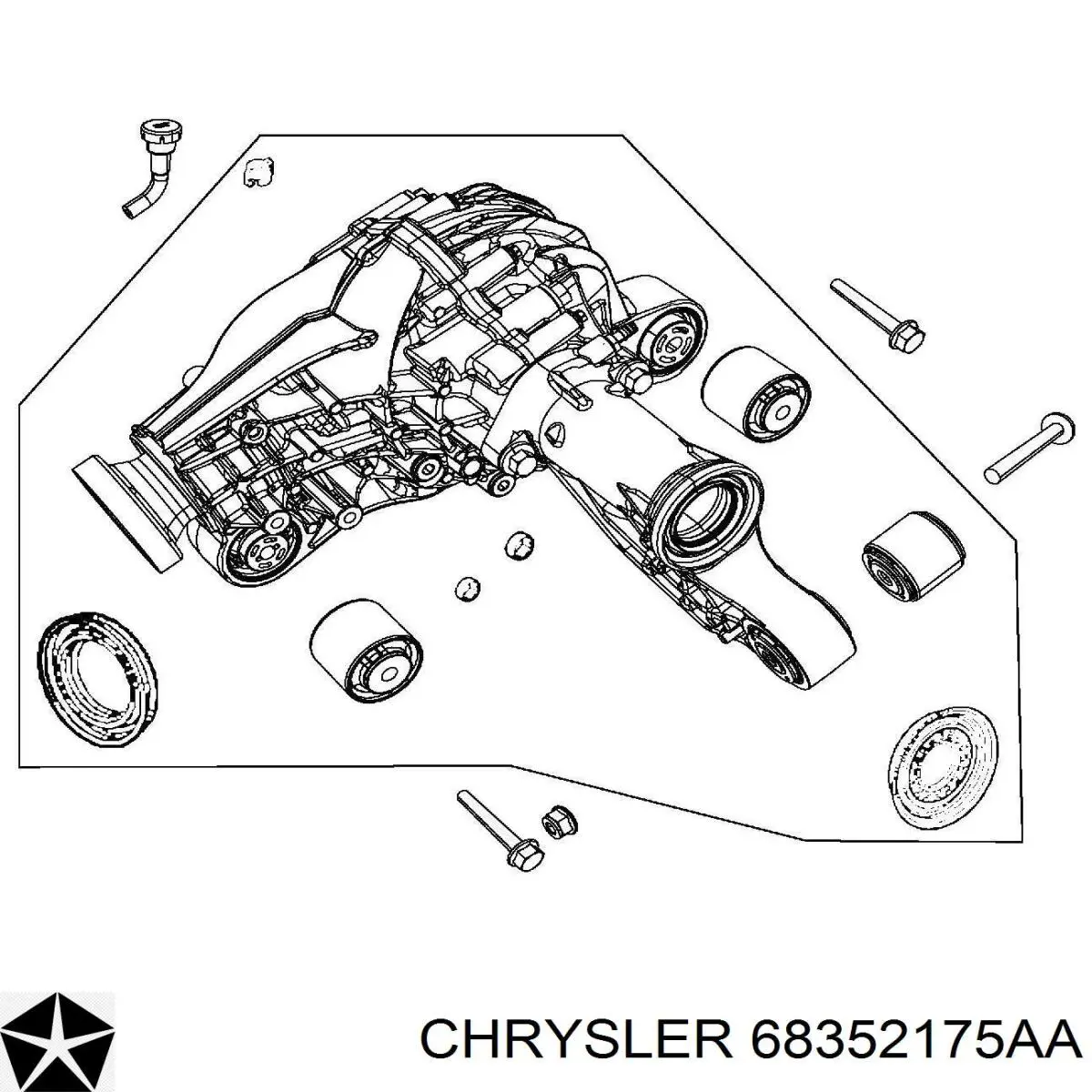Передний редуктор / мост Chrysler 68352175AA цена, от 190.46 USD