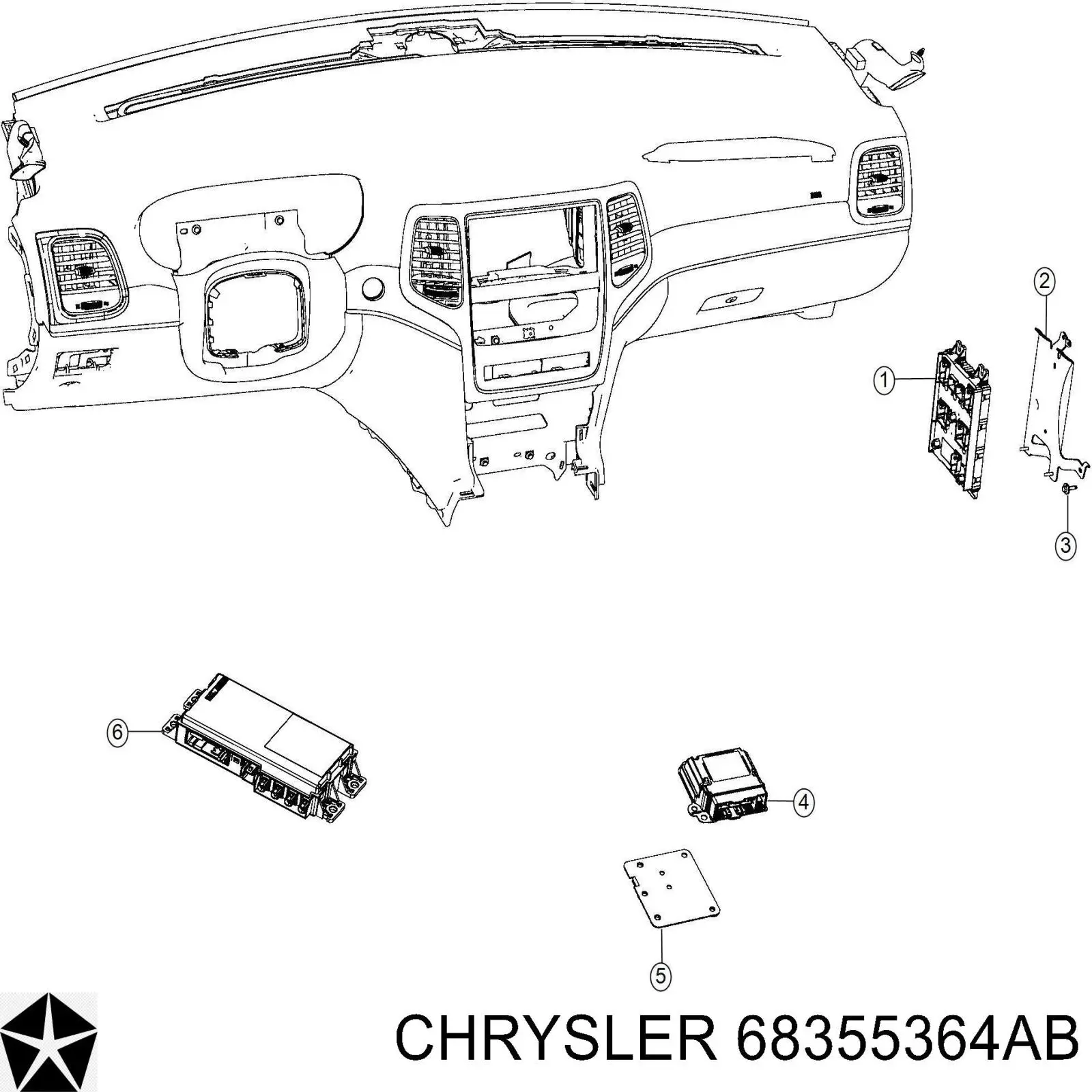 68355364AB Chrysler 