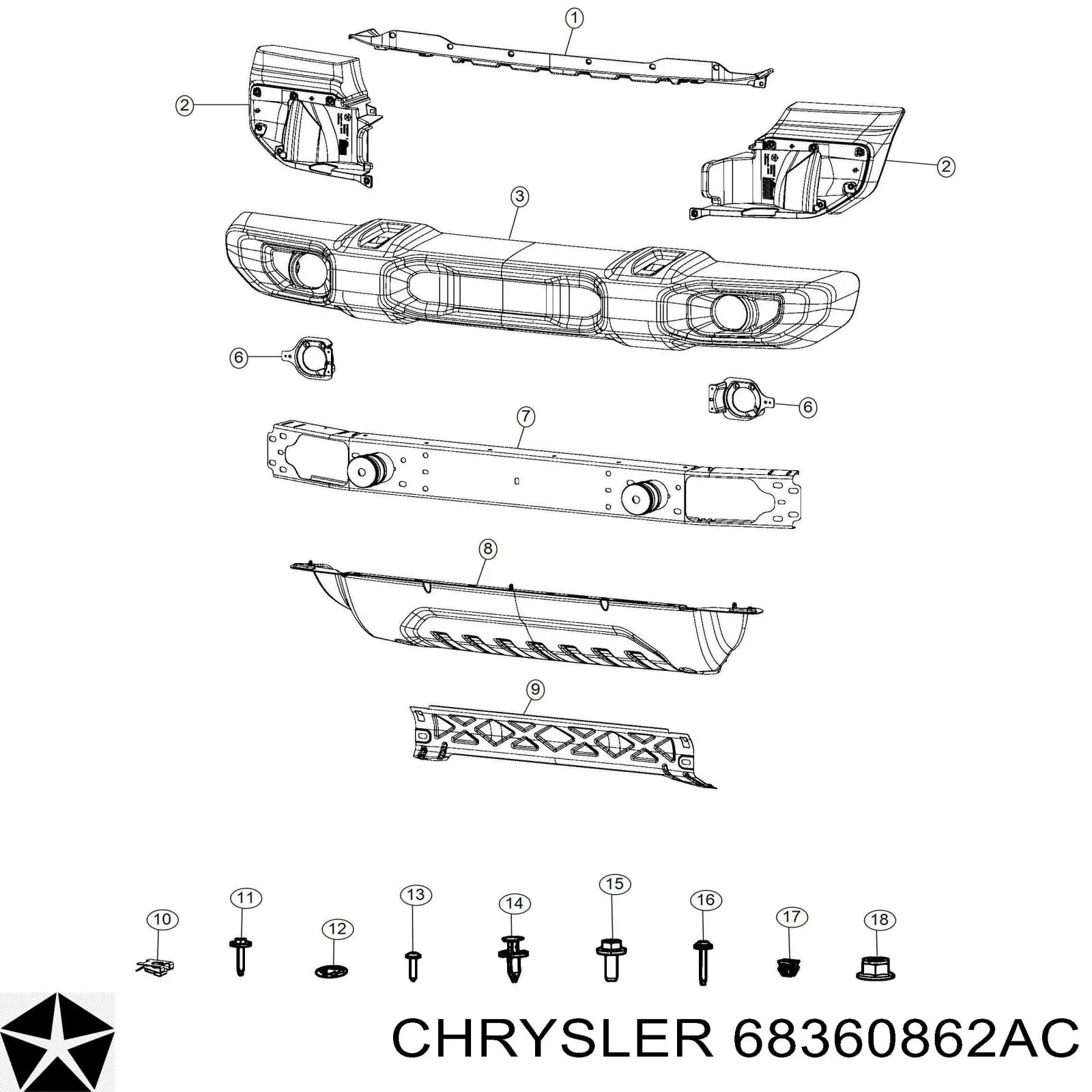  68360862AC Chrysler