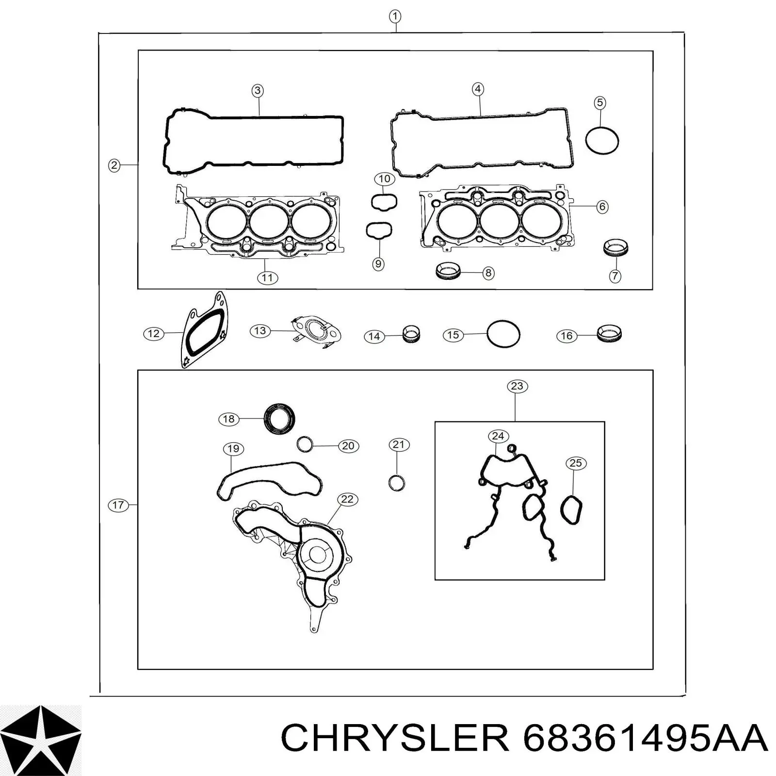  68361495AA Market (OEM)