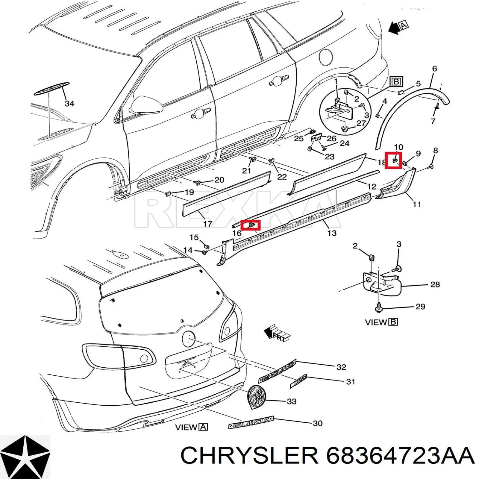  68364723AA Chrysler