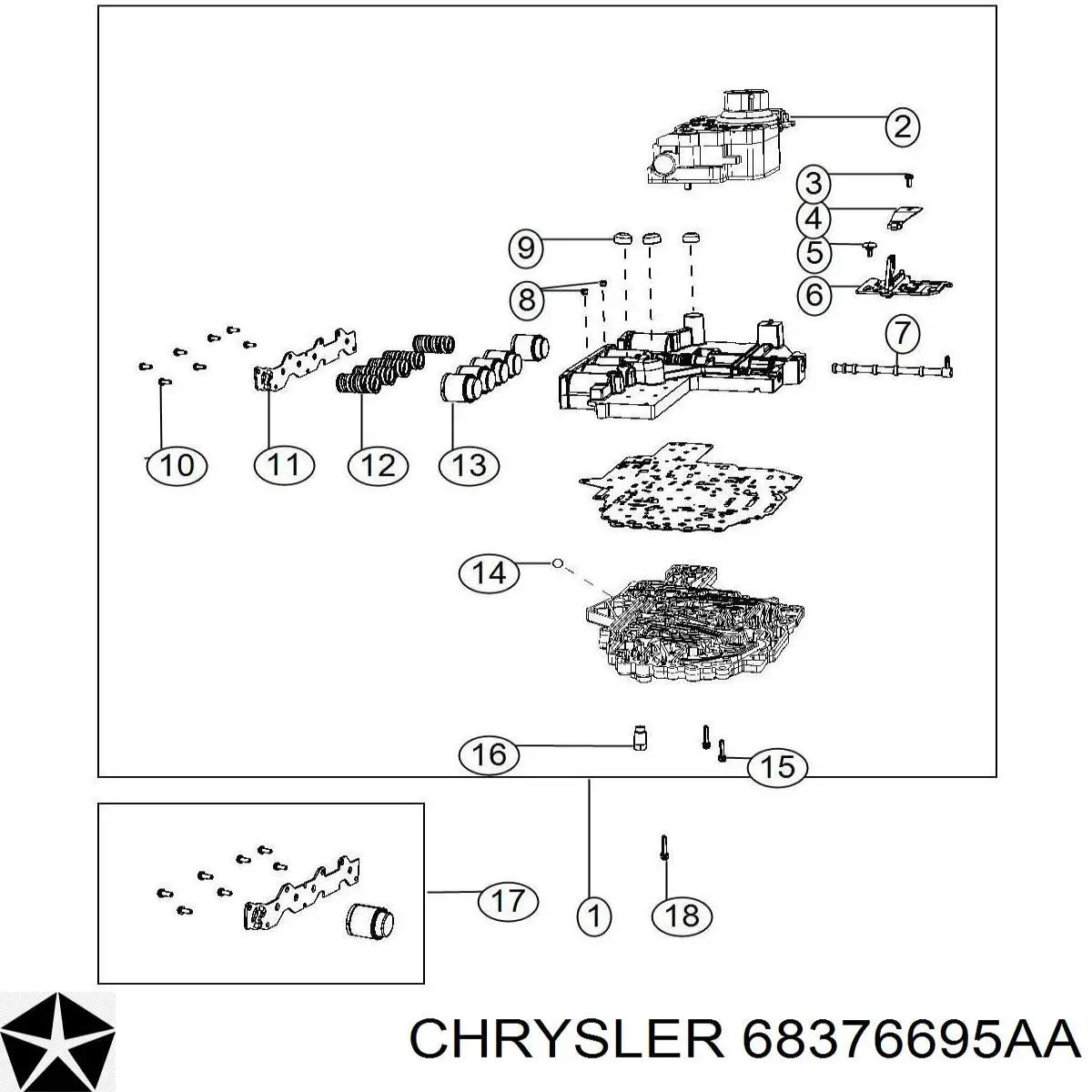 68376695AA Chrysler 