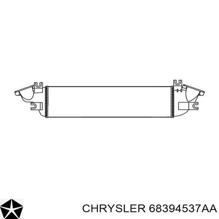 Radiador de intercooler para Jeep Compass  MP