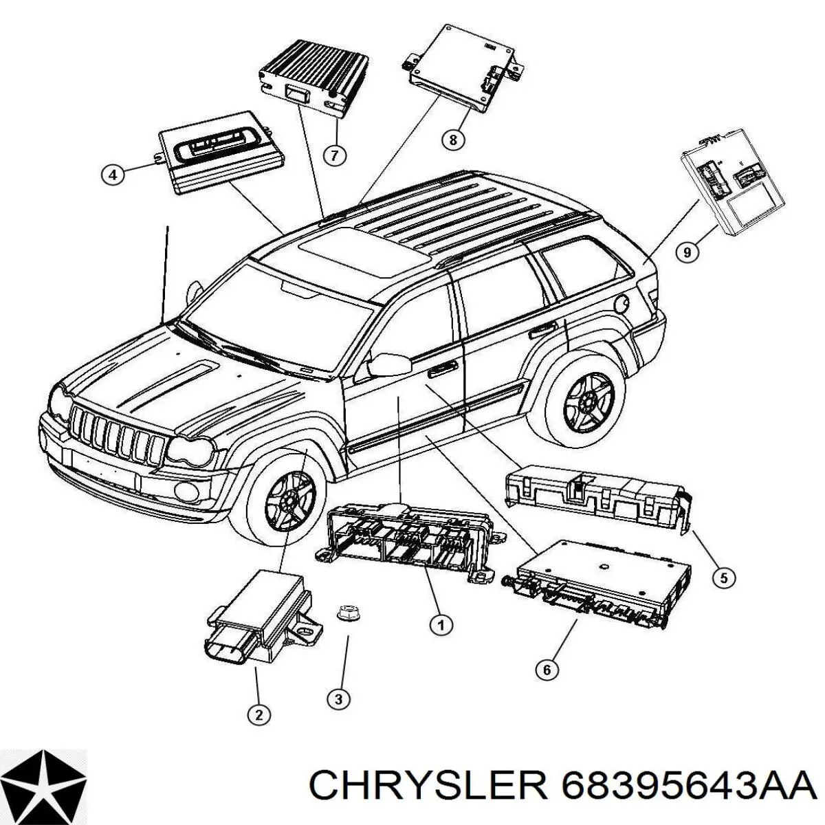  68395643AA Chrysler