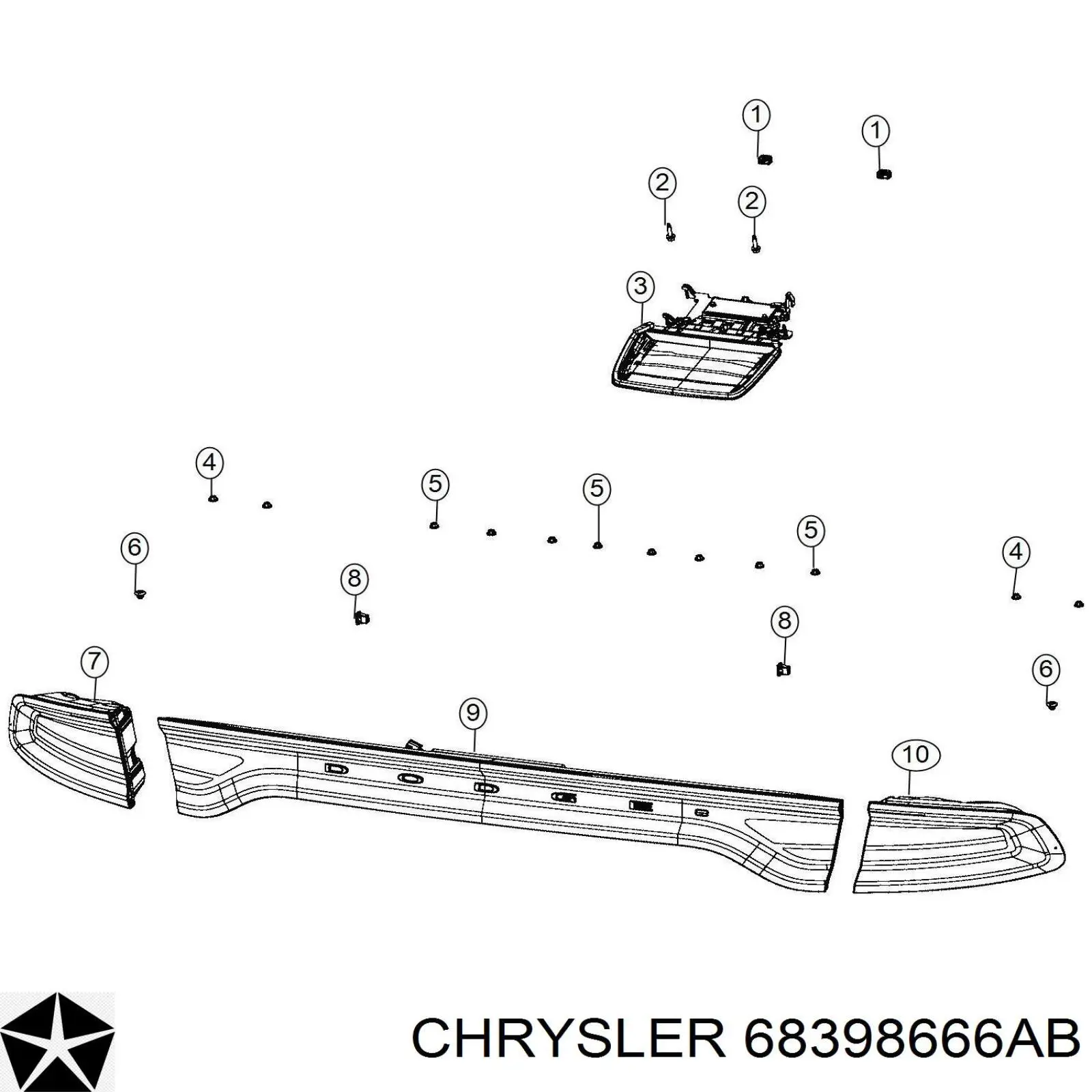  68398666AB Chrysler