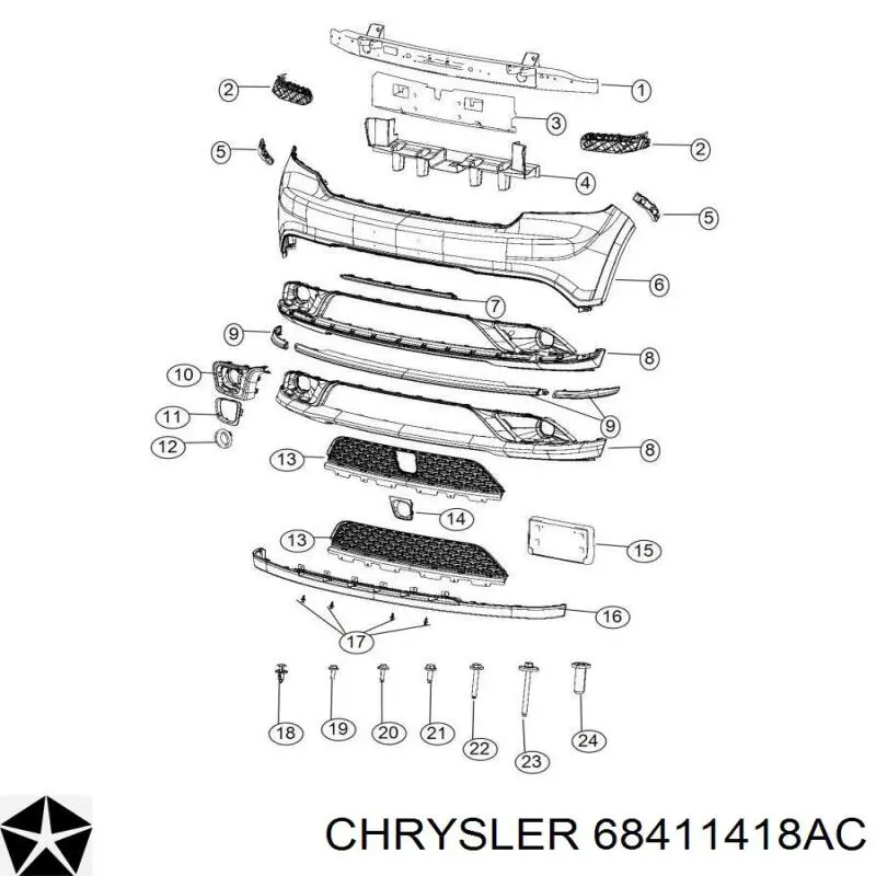 K68411418AD Fiat/Alfa/Lancia 