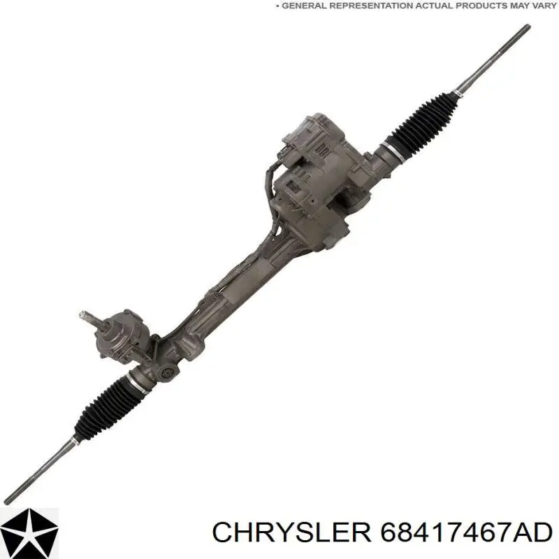 68417467AD Chrysler cremalheira da direção