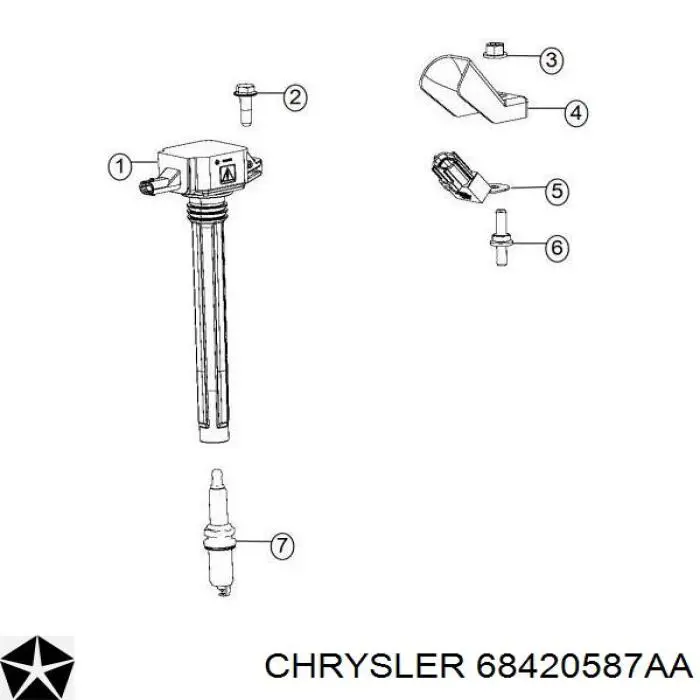  Chrysler 68420587AA цена, от 57.38 USD