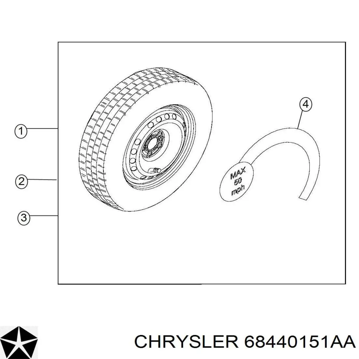 68440151AA Chrysler 