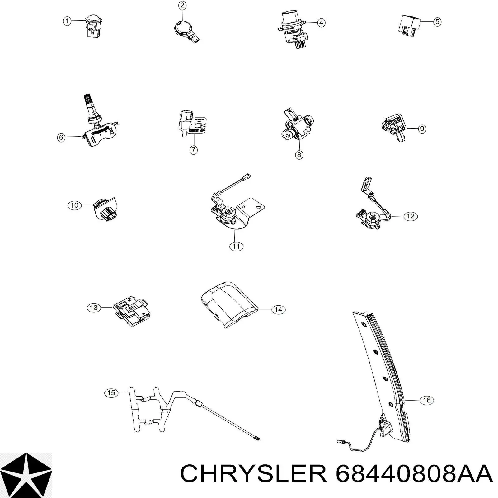 Купить 68440808AA Chrysler 