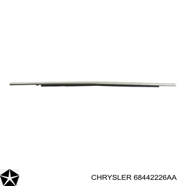 68442226AA Chrysler Уплотнитель стекла двери задней правой внешний (планка)