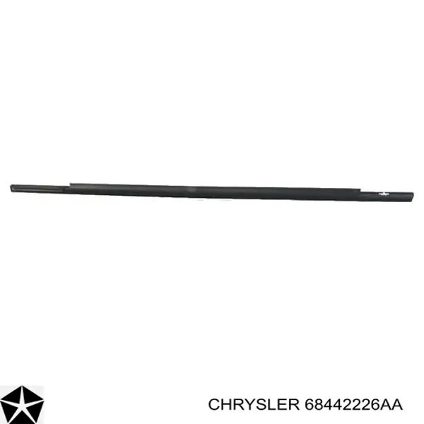 Уплотнитель стекла двери задней правой внешний (планка) Chrysler 68442226AA цена, от 13.70 USD