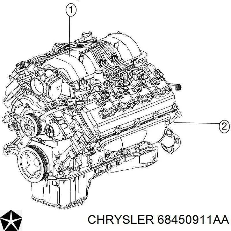 68450911AA Chrysler 