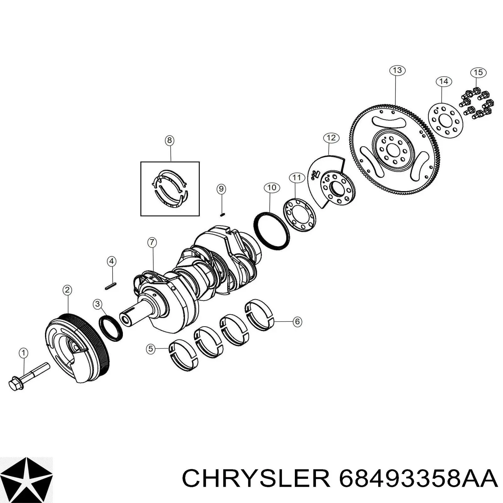  K68493358AA Fiat/Alfa/Lancia