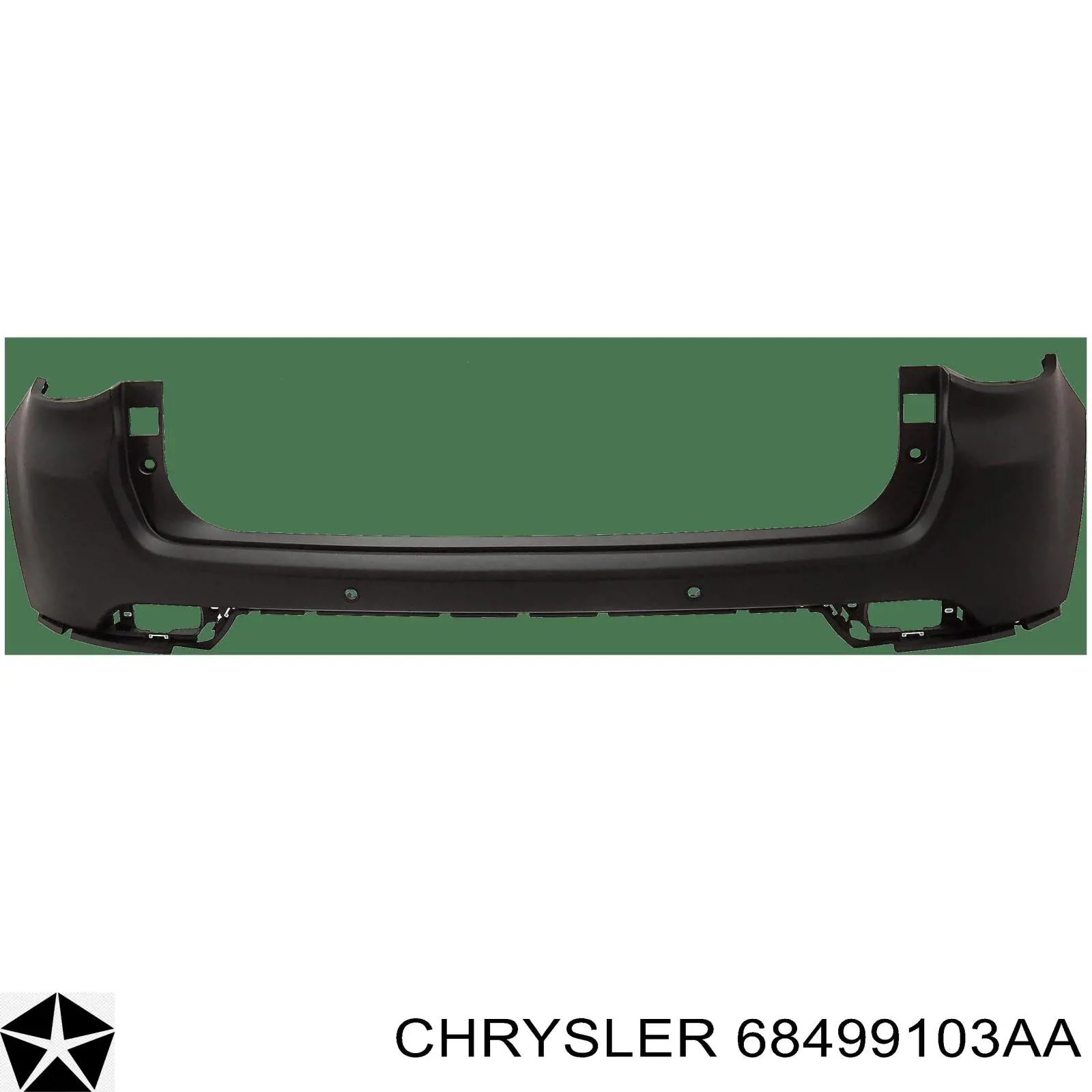 Бампер на авто Chrysler 68499103AA цена, от 83.55 USD