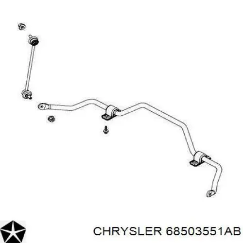 Купить 68503551AB Chrysler Амортизационная стойка