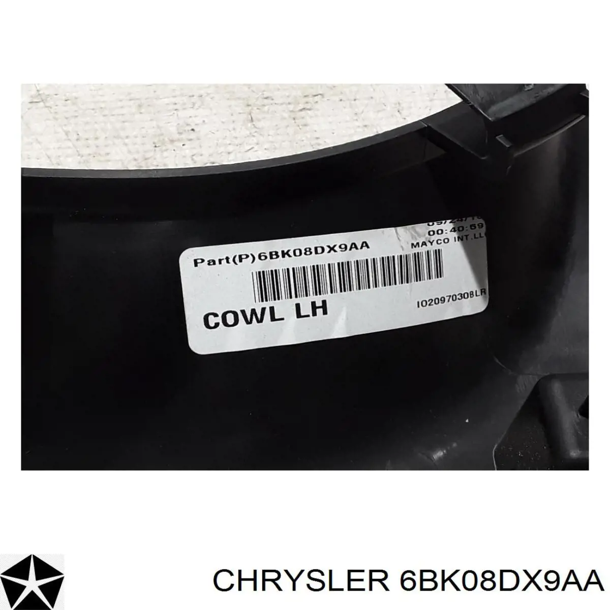 Обшивка стойки кузова внутренняя передняя левая Chrysler 6BK08DX9AA цена, от 3.80 USD