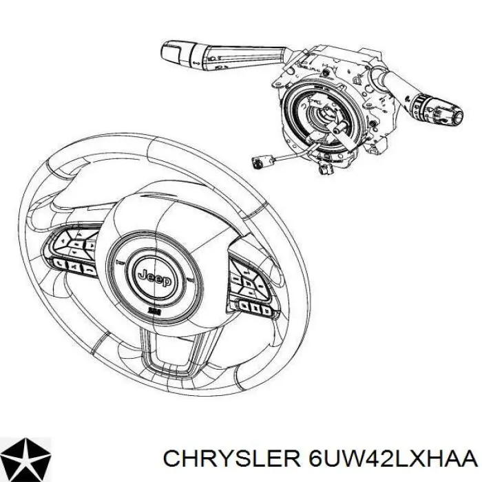 Переключатели подрулевые Chrysler 6BZ87LXHAB цена, от 77.88 USD