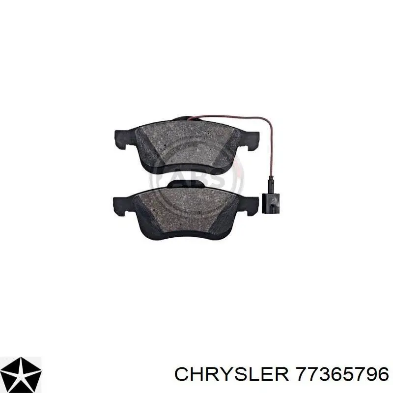 Купить 77365796 Chrysler Колодки тормозные
