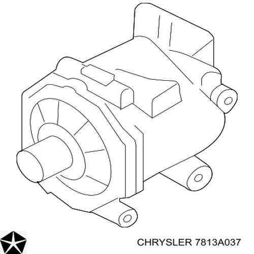 7813A037 Chrysler компрессор кондиционера