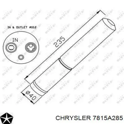 7815A285 Chrysler ресивер-осушитель кондиционера