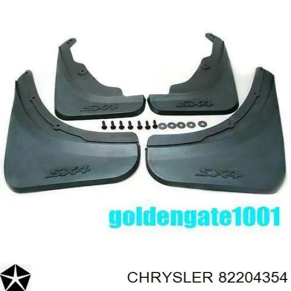 82204354 Chrysler брызговики задние, комплект