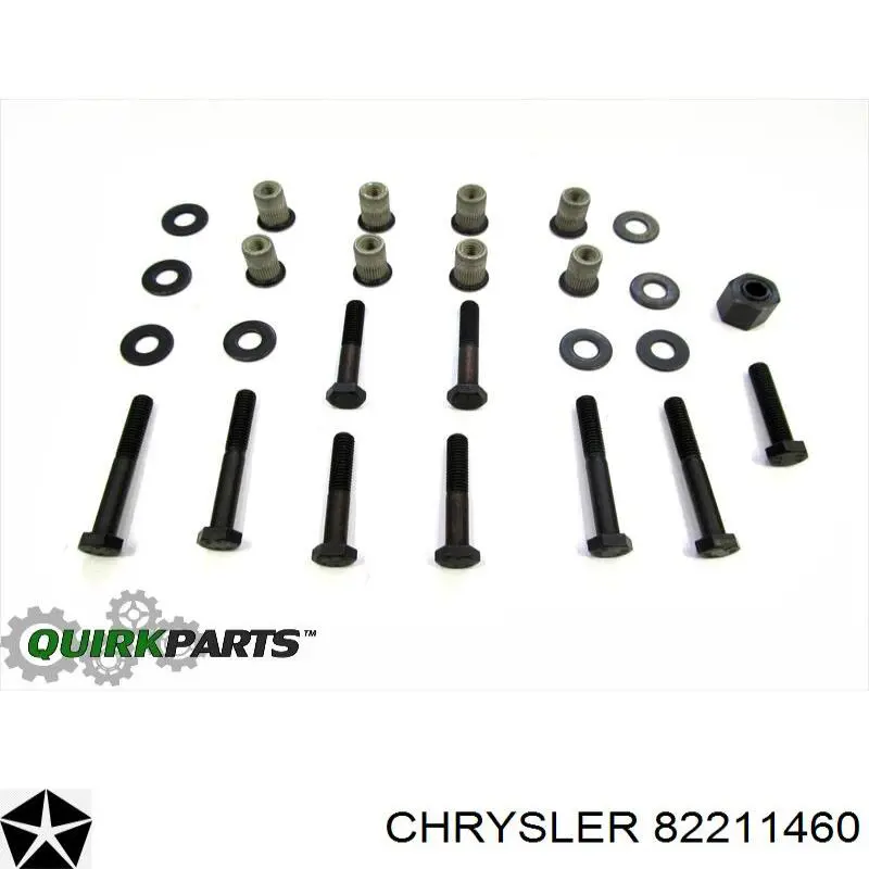 82211460 Chrysler колодки тормозные передние дисковые