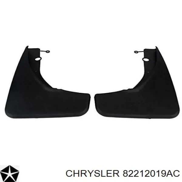 Брызговики передние, комплект Chrysler 82212019AC цена, от 109.57 USD