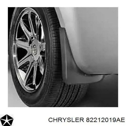82212019 Chrysler Комплект передних брызговиков