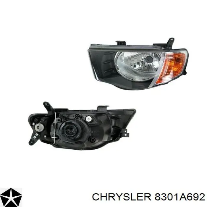 Купить 8301A692 Chrysler Фара основная правая