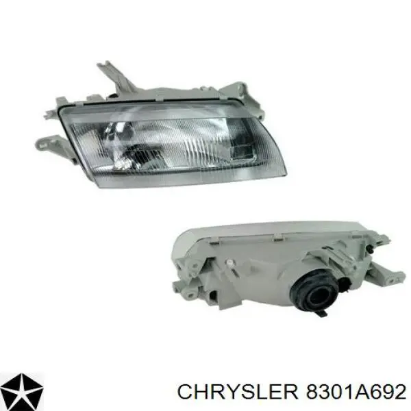 Правая фара 8301A692 Chrysler