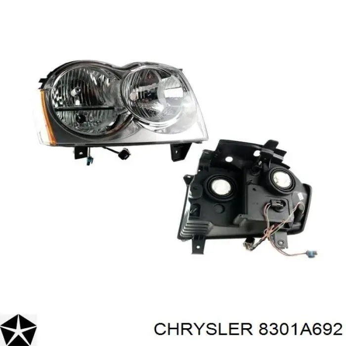 8301A692 Chrysler Фара передняя правая