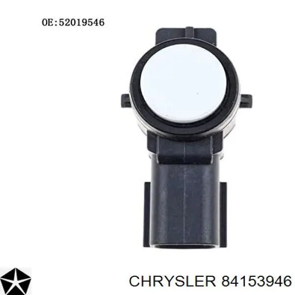 84153946 Chrysler sensor traseiro de sinalização de estacionamento (sensor de estacionamento)